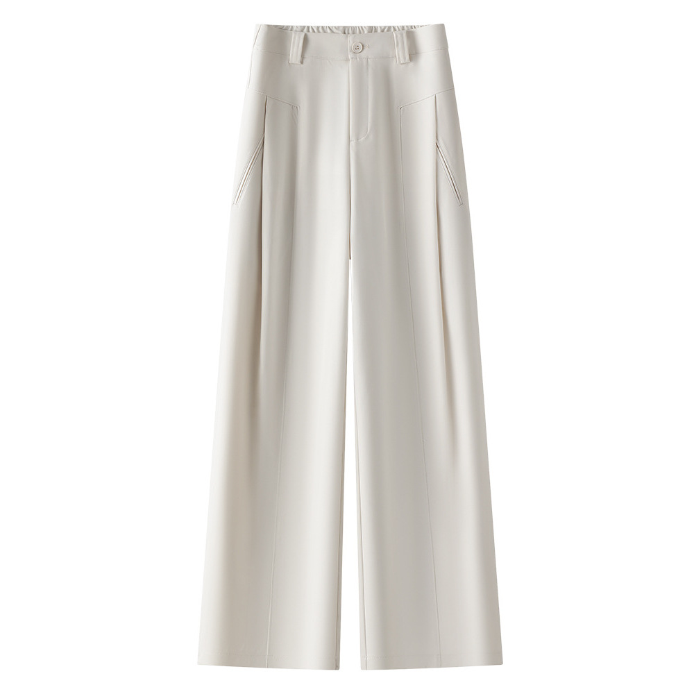 New Summer Fashion High-Waisted Straight-Leg Pants for Women
