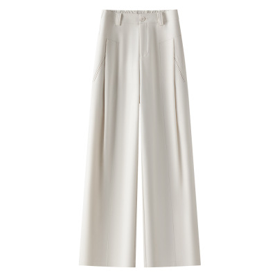 New Summer Fashion High-Waisted Straight-Leg Pants for Women 01