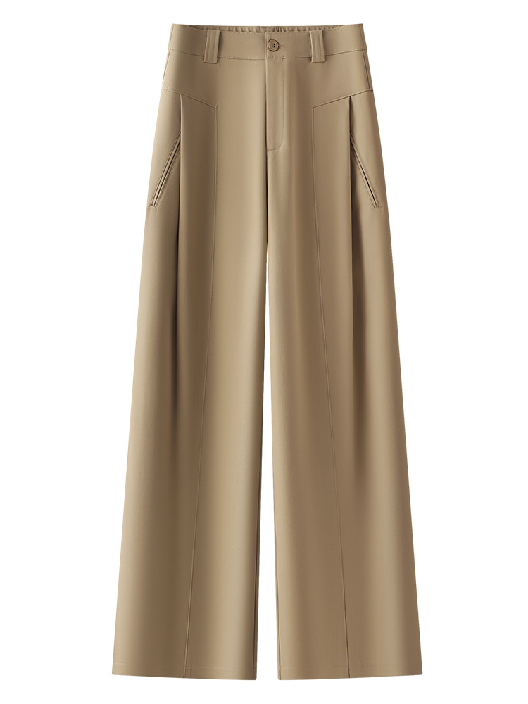 New Summer Fashion High-Waisted Straight-Leg Pants for Women