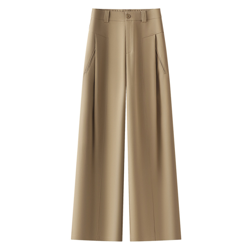 New Summer Fashion High-Waisted Straight-Leg Pants for Women