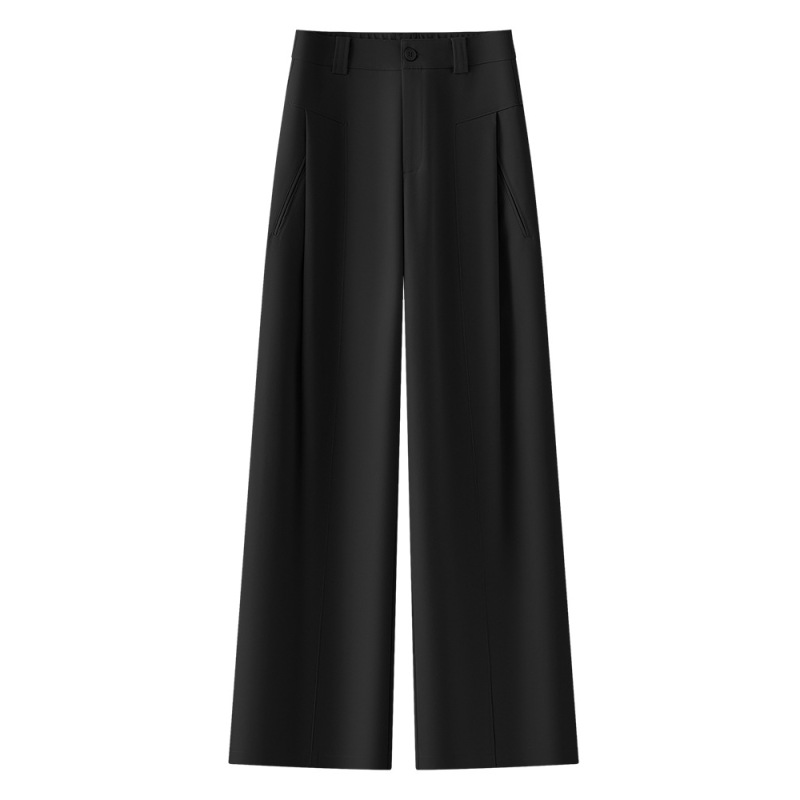 New Summer Fashion High-Waisted Straight-Leg Pants for Women