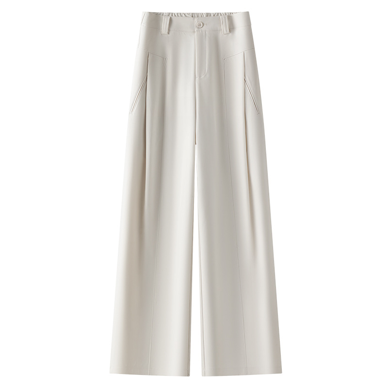 New Summer Fashion High-Waisted Straight-Leg Pants for Women