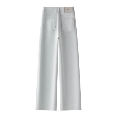 Off-White Straight-Leg High-Waisted Narrow-Leg Wide-Leg Jeans for Women 02