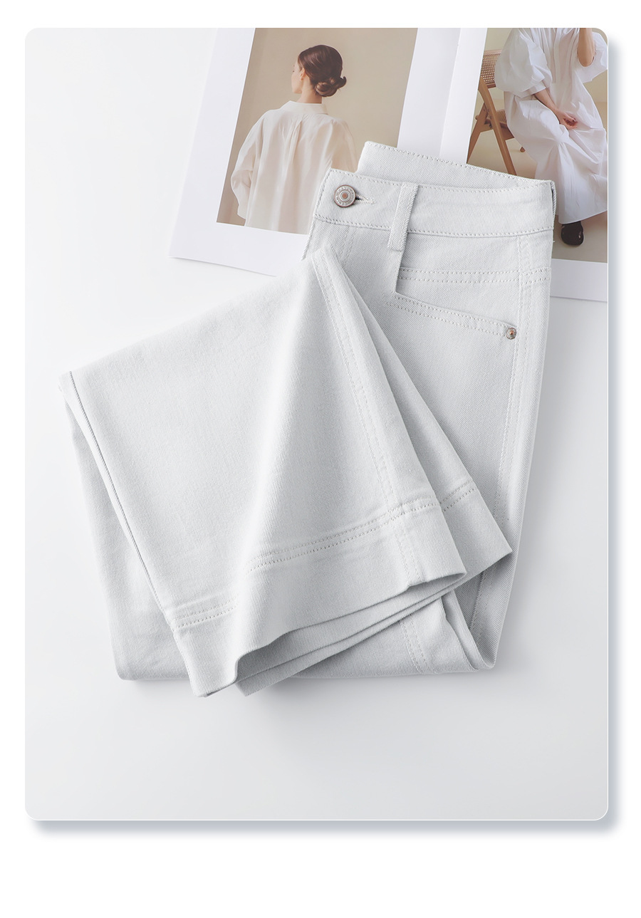 Off-White Straight-Leg High-Waisted Narrow-Leg Wide-Leg Jeans for Women