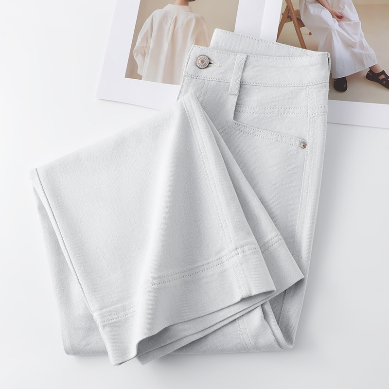 Off-White Straight-Leg High-Waisted Narrow-Leg Wide-Leg Jeans for Women