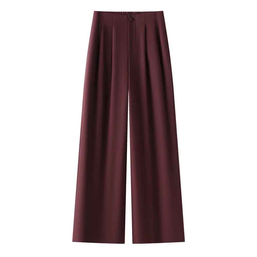 Summer Drape and Elegant Suit Pants for Women