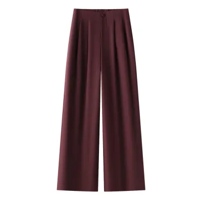 Summer Drape and Elegant Suit Pants for Women 02