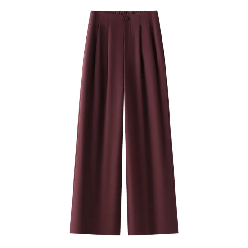 Summer Drape and Elegant Suit Pants for Women