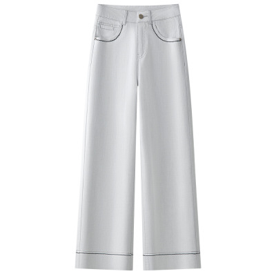 Summer Thin and Short Straight-Leg Pants for Women 01