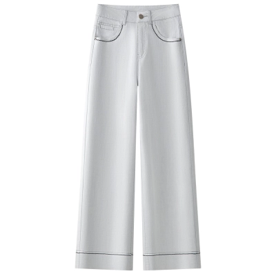 Summer Thin and Short Straight-Leg Pants for Women 01