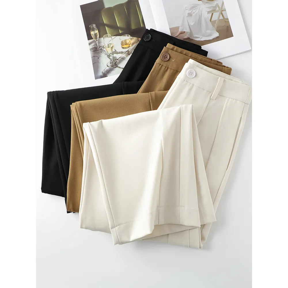 Women's Straight-Leg Suit and Wide-Leg Pants