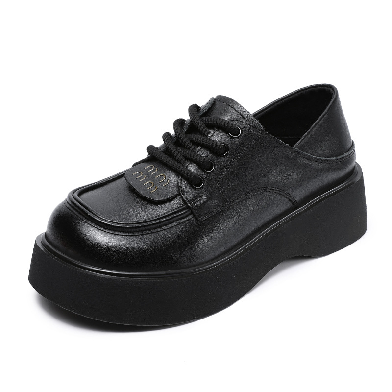 British - Style Lace - Up Height - Increasing Loafers