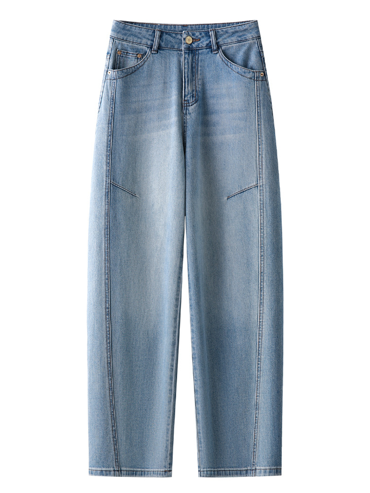 New Summer High - Waisted Blue Harlen Jeans