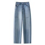 New Summer High - Waisted Blue Harlen Jeans