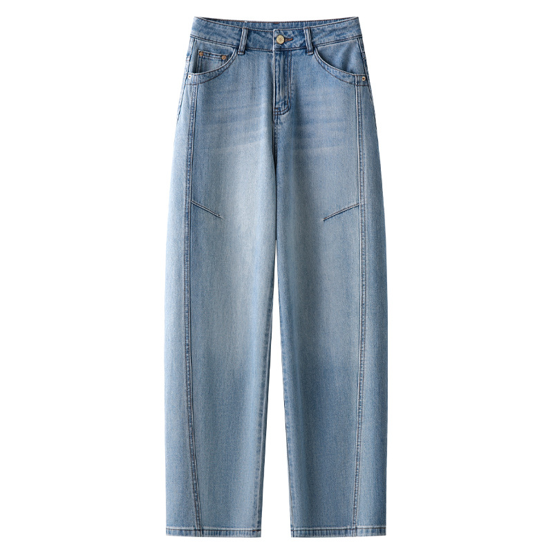 New Summer High - Waisted Blue Harlen Jeans