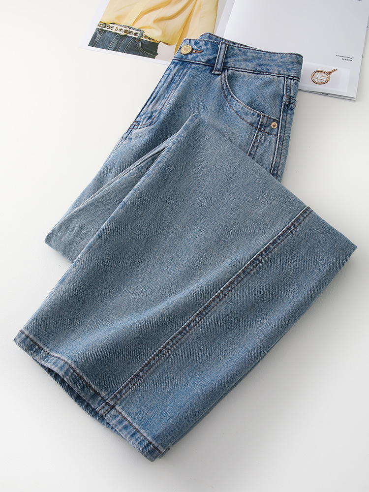 New Summer High - Waisted Blue Harlen Jeans