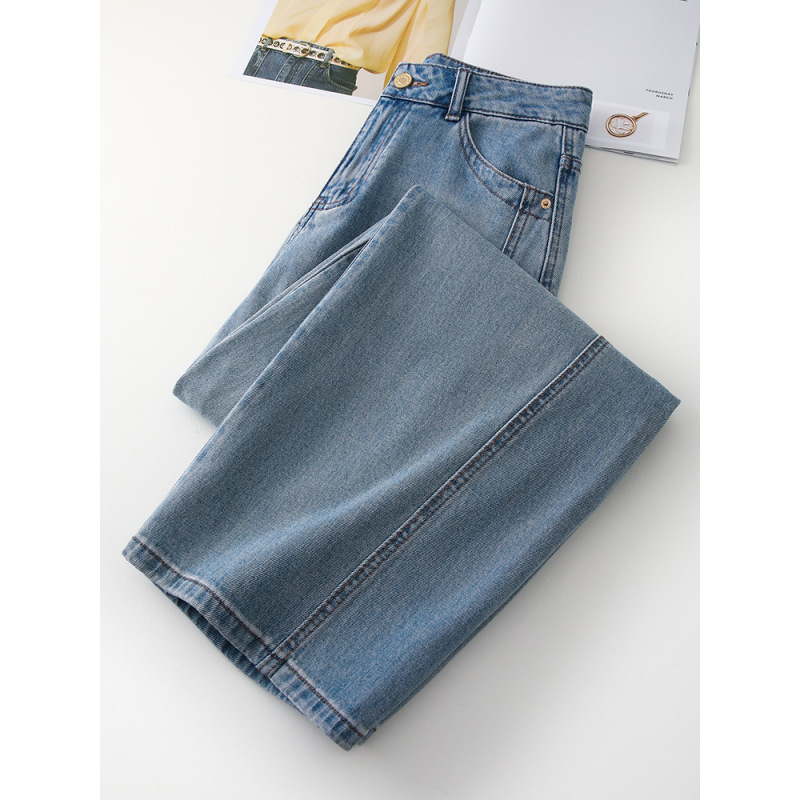 New Summer High - Waisted Blue Harlen Jeans