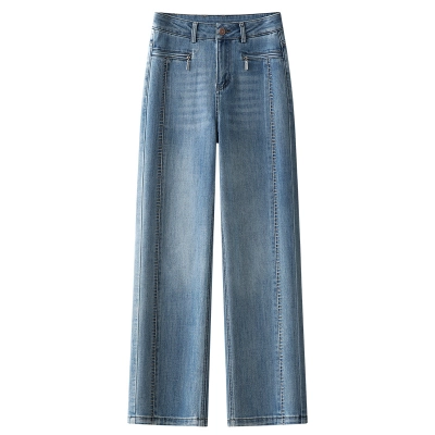 New Summer Thin Loose Straight - Leg Jeans 02