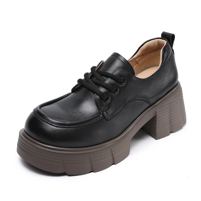 New Thick - Soled Height - Increasing Casual Loafers 01