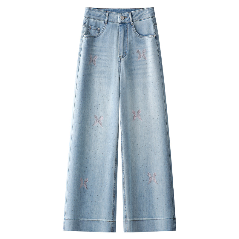 Summer Light - Colored Wide - Leg Pants and Straight - Leg Jeans