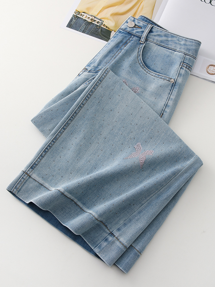 Summer Light - Colored Wide - Leg Pants and Straight - Leg Jeans