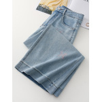 Summer Light - Colored Wide - Leg Pants and Straight - Leg Jeans