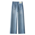Summer Thin American High - Waisted Wide - Leg Jeans