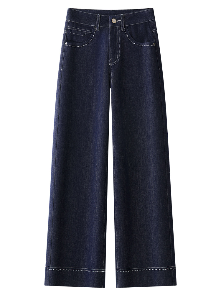 Summer Thin High - Waisted Loose Straight - Leg Jeans