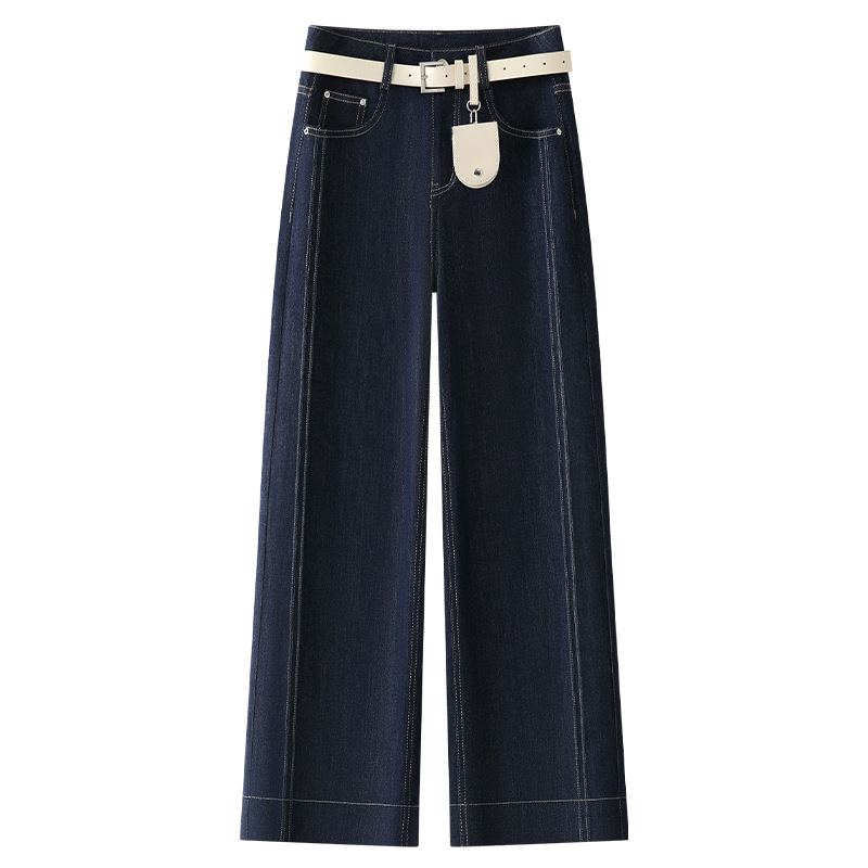 Summer Thin High - Waisted Narrow Nine - Inch Straight - Leg Pants