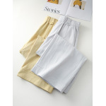 Summer Thin Loose Laid - Back Wide - Leg Pants