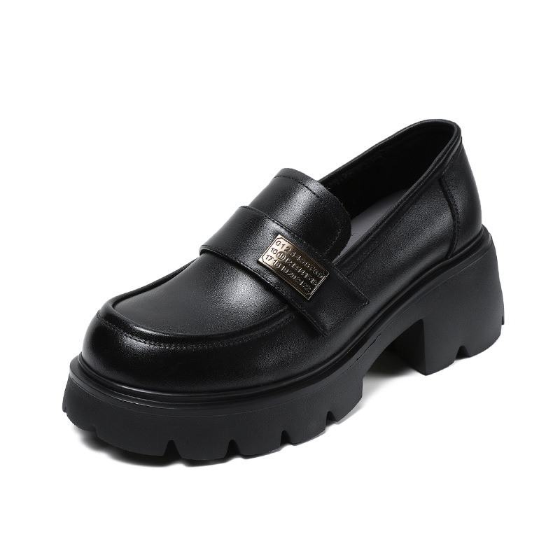 Thick - Soled And Thick - Heeled Casual Sponge - Cake Loafers