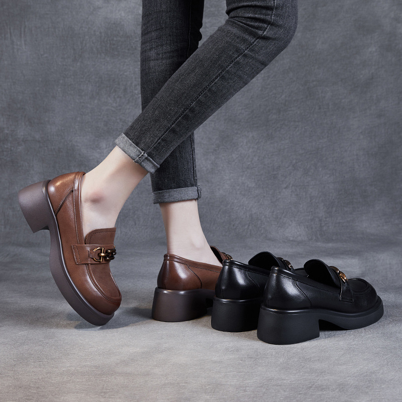 Comfortable and Non - Tiring Genuine Leather Loafers