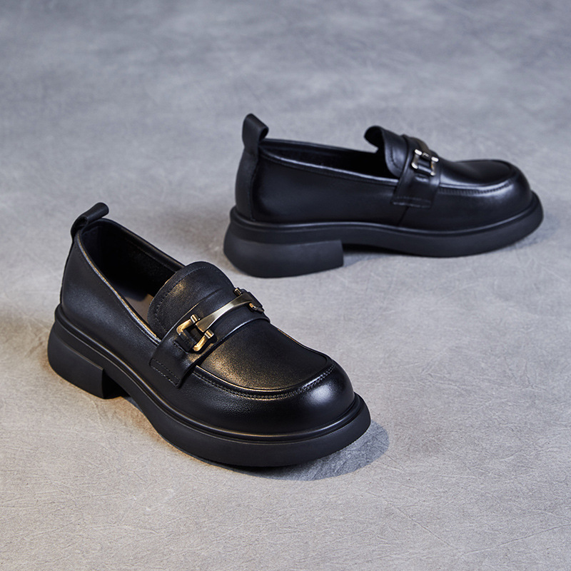 Metal - Clasp Casual and Versatile Women's Loafers