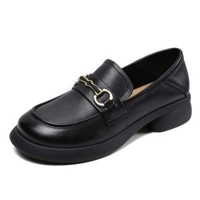 New British - Style Retro Women's Loafers 02