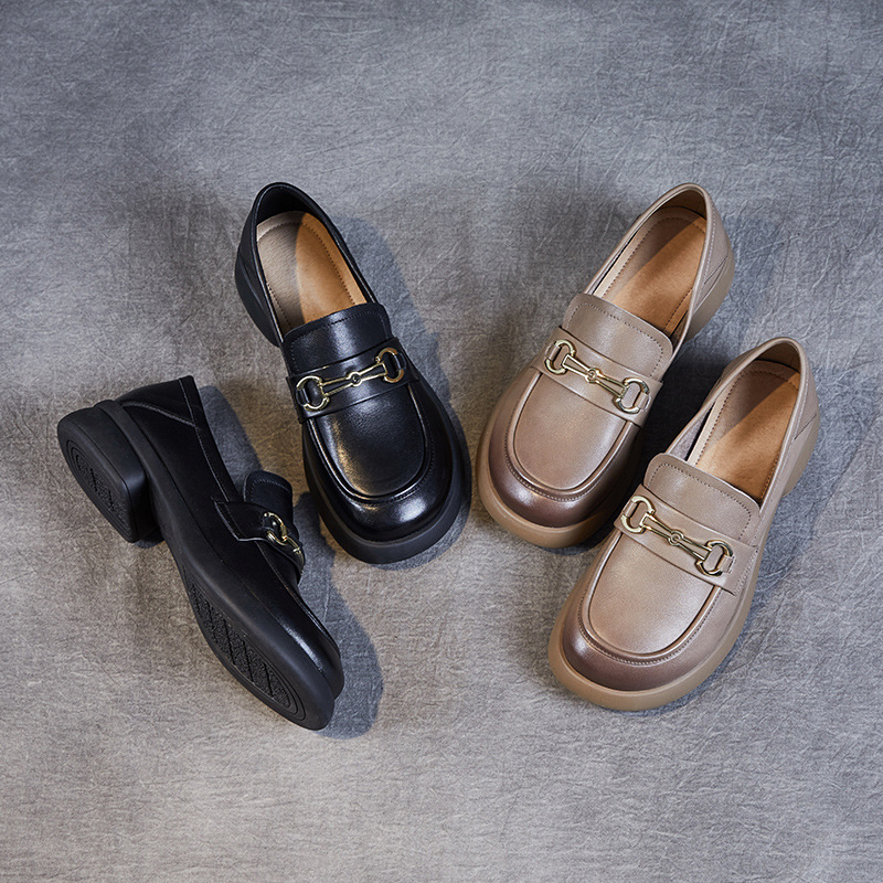 New British - Style Retro Women's Loafers