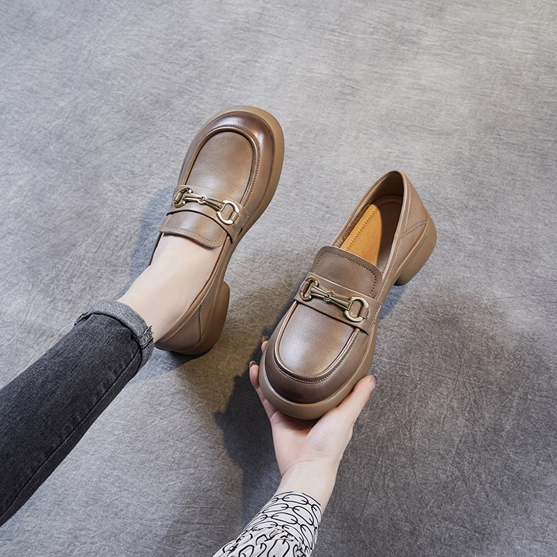 New British - Style Retro Women's Loafers