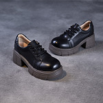 Spring New Single - Shoe Retro Beige Women's Loafers
