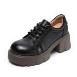 Spring New Single - Shoe Retro Beige Women's Loafers