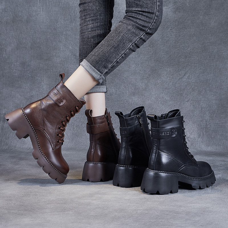 Autumn and Winter Fleece Soft - Soled Dr. Martens Boots