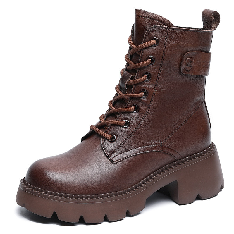 Autumn and Winter Fleece Soft - Soled Dr. Martens Boots