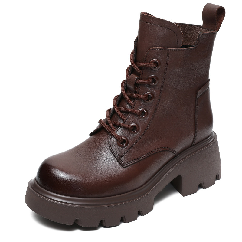 Genuine Leather Thick - Soled Mid - Calf Dr. Martens Boots