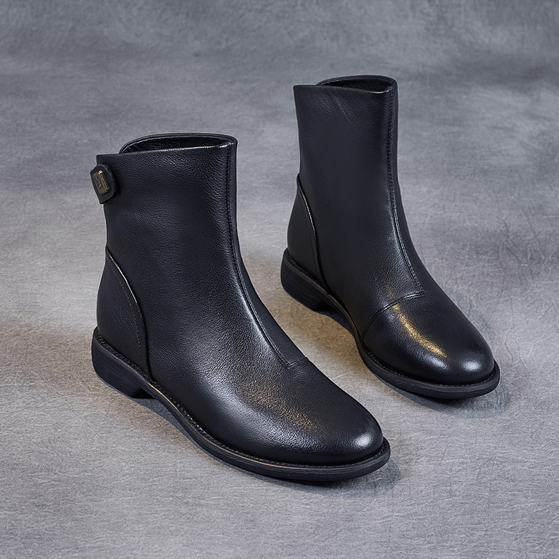 Pointed - Toe Slimming Flat Dr. Martens Boots