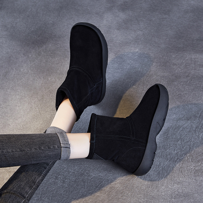 Thick - Sole High - Top Extra - Thickened Fleece - Lined Snow Boots