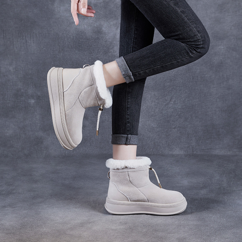 Winter Fleece - Lined and Thickened Warm Tube - Style Snow Boots