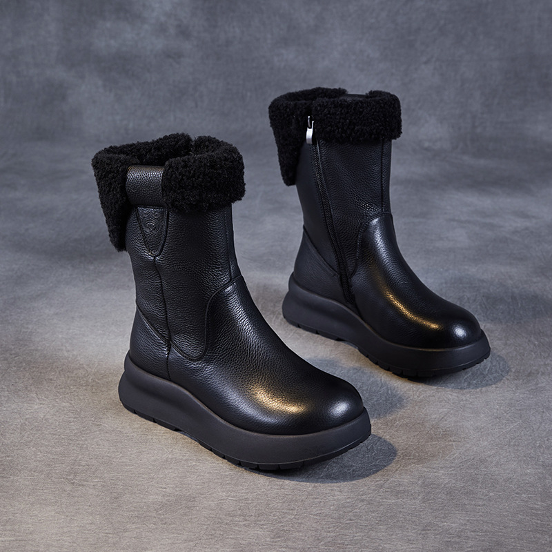 Winter Fleece - Lined Warm Mid - Calf Snow Boots