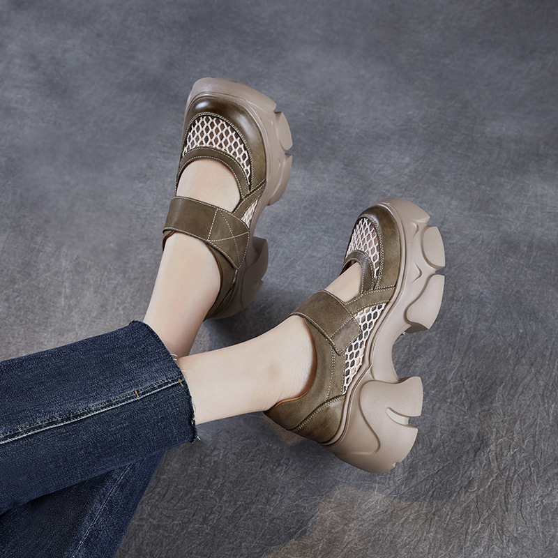 Women's Mesh Breathable Open - Toe Roman Sandals for Outdoor Wear