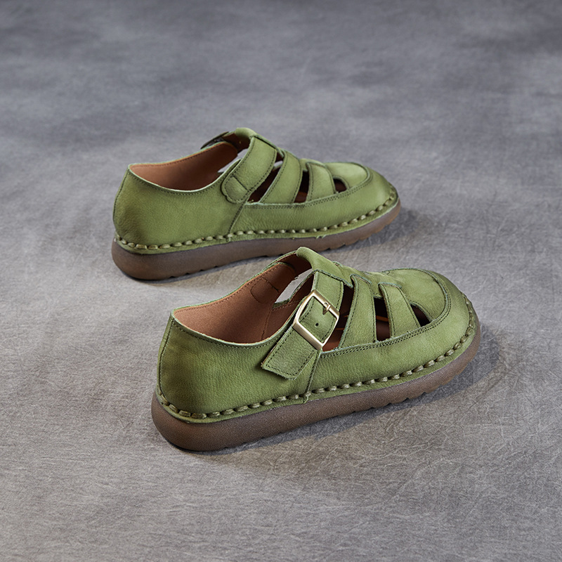 Women's Platform Mesh Cut - out Peep - toe Roman Sandals