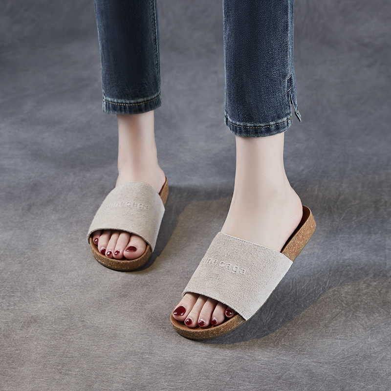 Birkenstock Ankle - strap Retro Platform Thick - soled Slippers