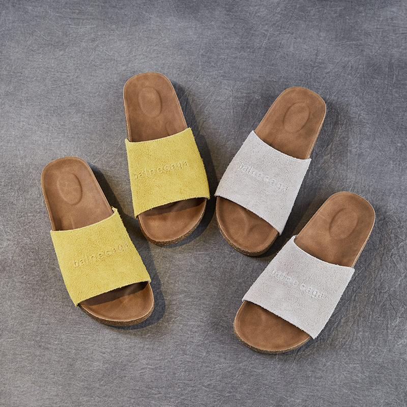 Birkenstock Ankle - strap Retro Platform Thick - soled Slippers