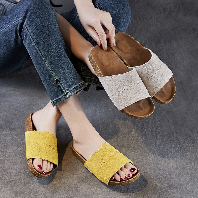 Birkenstock Ankle - strap Retro Platform Thick - soled Slippers
